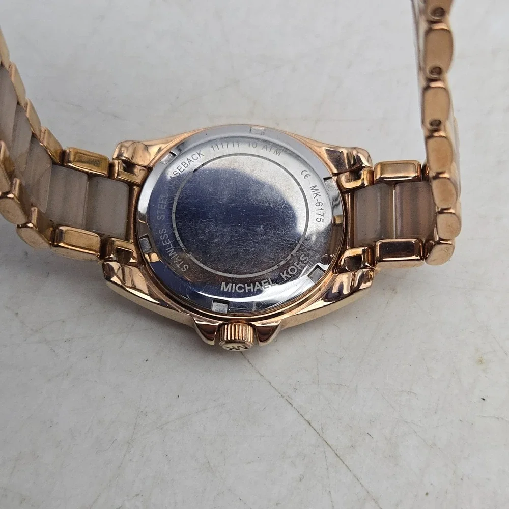 Michael Kors Chronograph Women's Mini Blair Rose Gold Tone Watch MK6175